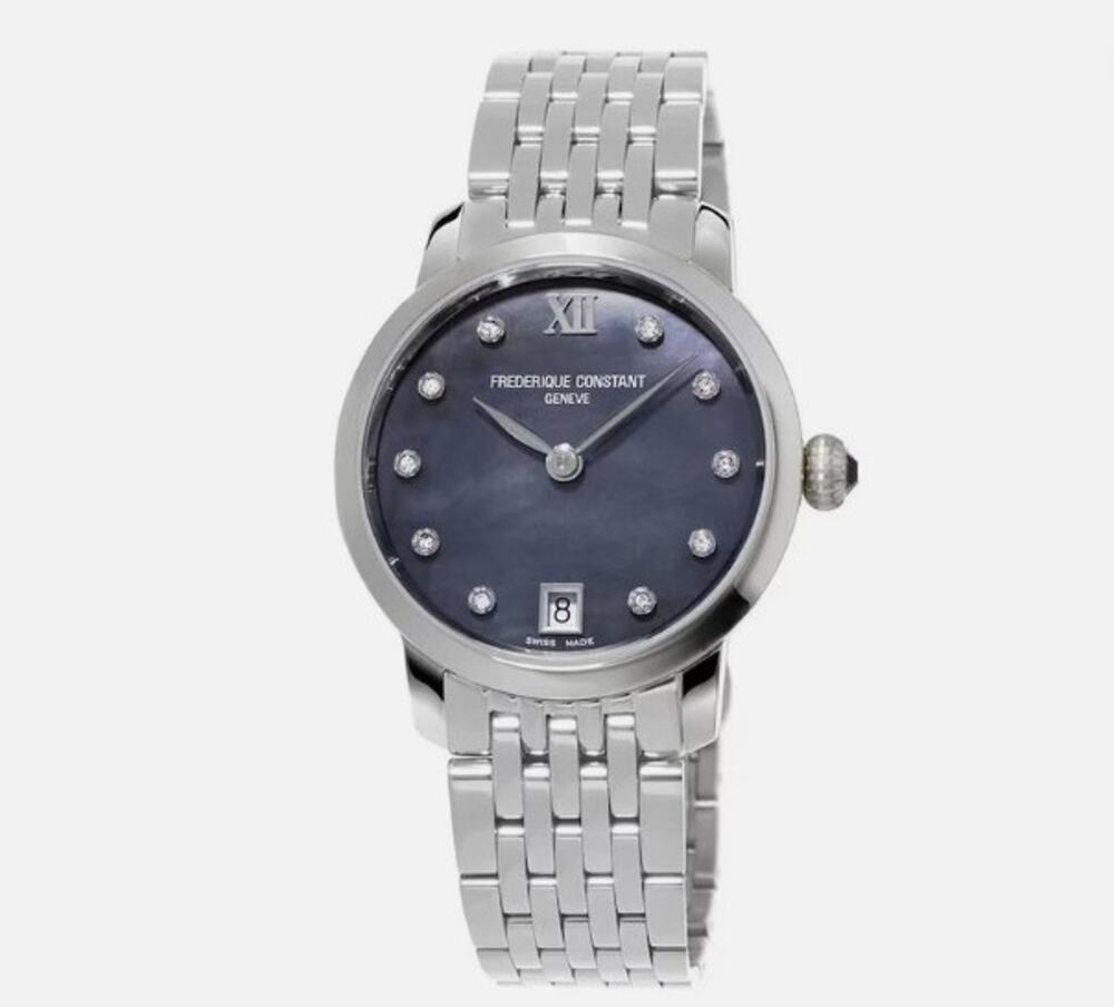 Frederique Constant Slimline Women's watch FC-220MPBD1S26B Brand NEW